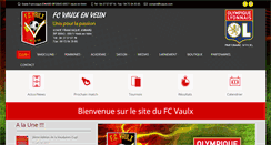 Desktop Screenshot of fcvaulx.com
